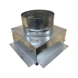HVAC duct plenum box