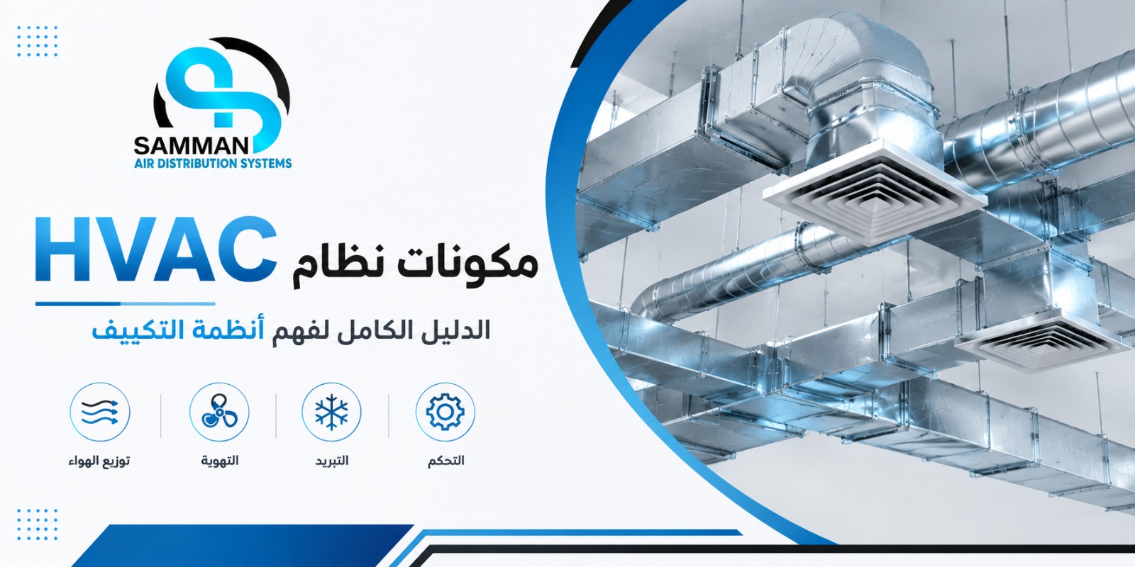 مكونات نظام HVAC | الدليل الكامل لفهم أنظمة التكييف
